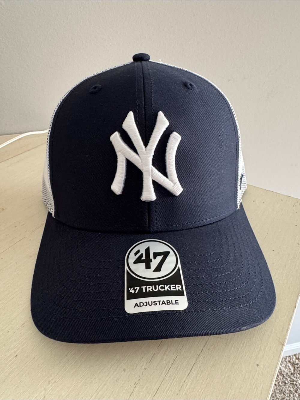 '47 New York Yankees Navy and White Trucker Hat